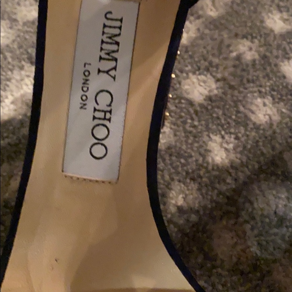 Jimmy Choo navy Blue sandal - Picture 2 of 4